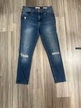 #10 Guess Los Angeles “It Girl” Distressed Skinny Jeans Women’s Size 27